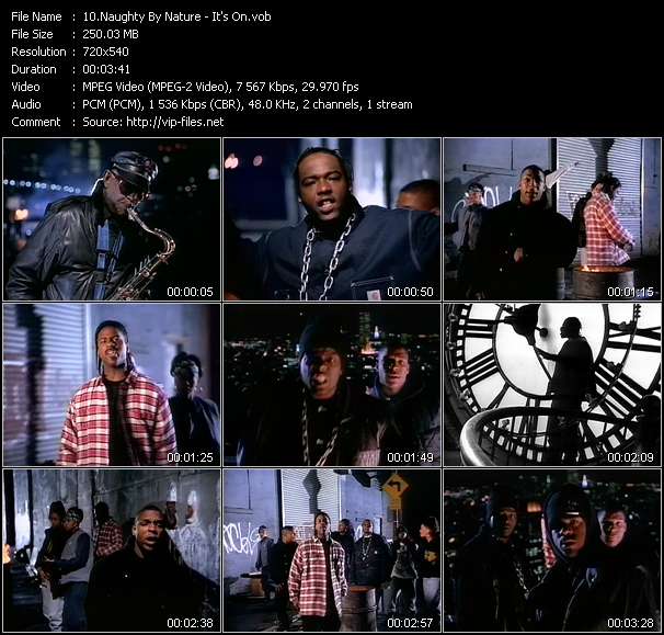 Naughty By Nature video ”It's On” from dvd ”Telegenics Number 124B. Urban. July 1993”