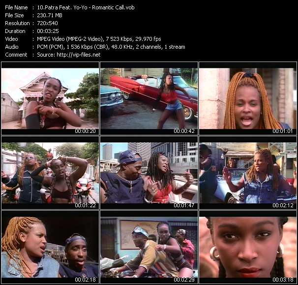 Patra Feat. Yo-Yo video ”Romantic Call” from dvd ”Telegenics Number 137B. Urban. August 1994”