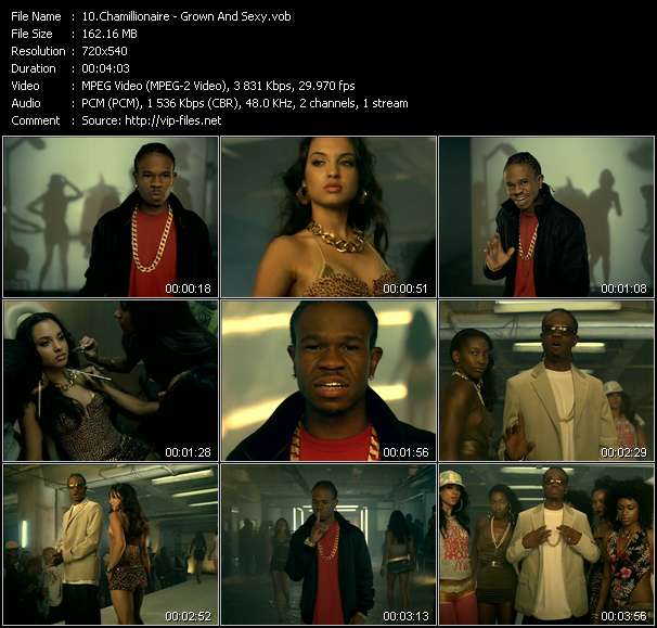 Chamillionaire video ”Grown And Sexy” from dvd ”Top Hits USA Video VH-49 December 2006”