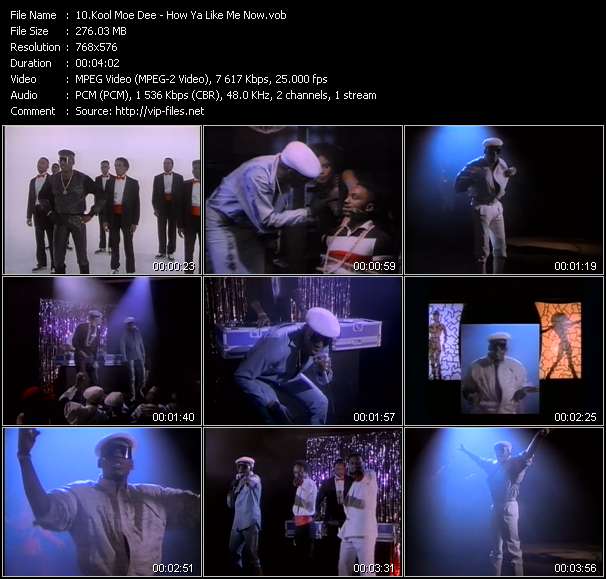 Kool Moe Dee video ”How Ya Like Me Now” from dvd ”The Video Pool UK January 1988”