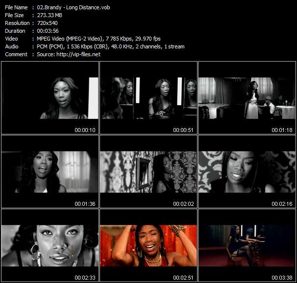 Brandy video ”Long Distance” from dvd ”Brandy. Human”