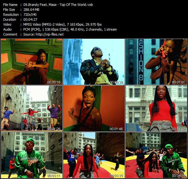 Brandy Feat. Mase video ”Top Of The World” from dvd ”Brandy. The Videos”