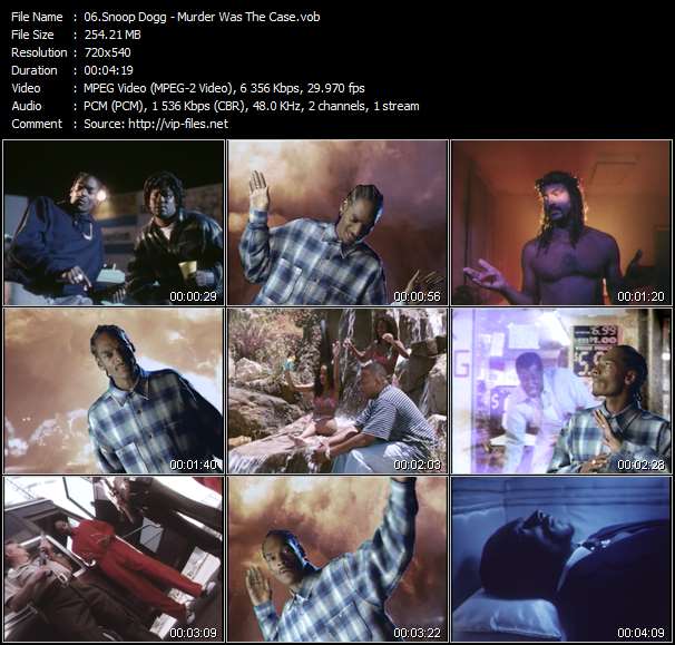 Snoop Dogg video ”Murder Was The Case” from dvd ”Dr. Dre. Chronicles Deluxe. Death Row Classics”