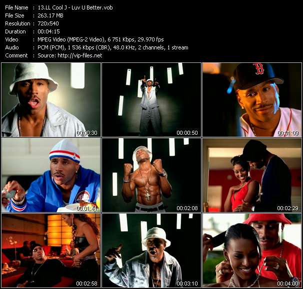 LL Cool J video ”Luv U Better” from dvd ”Def Jam Recordings 25. VJ Bring That Video Back”