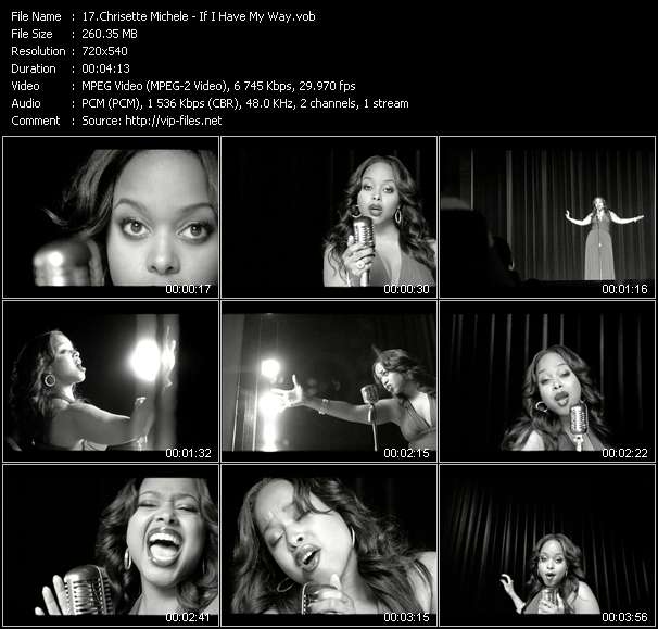 Chrisette Michele video ”If I Have My Way” from dvd ”Def Jam Recordings 25. VJ Bring That Video Back”