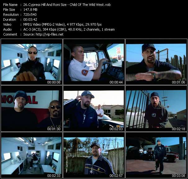 Cypress Hill And Roni Size video ”Child Of The Wild West” from dvd ”ETV Network Vital Dance 9055 April 2002”