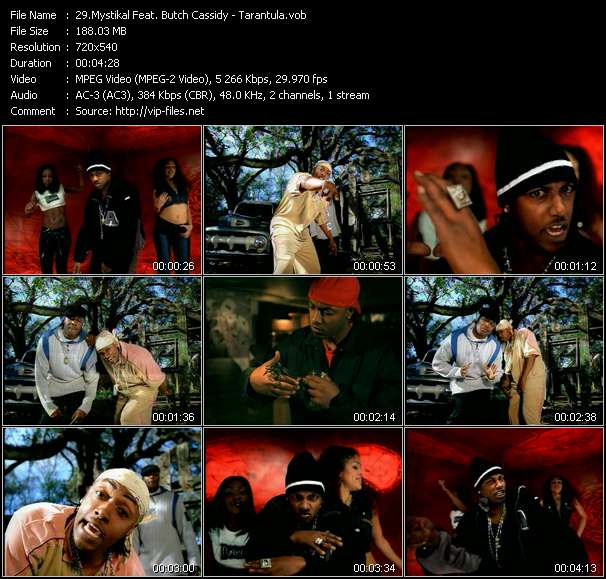 Mystikal Feat. Butch Cassidy video ”Tarantula” from dvd ”ETV Network Vital Dance 9056 May 2002”