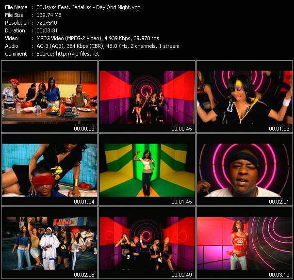 Isyss Feat. Jadakiss video ”Day And Night” from dvd ”ETV Network Vital Dance 9056 May 2002”