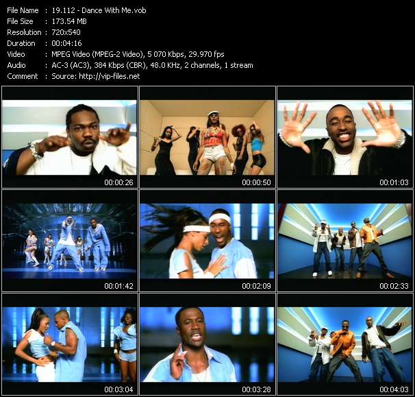 112 video ”Dance With Me” from dvd ”ETV Network Vital Dance 9049 October 2001”