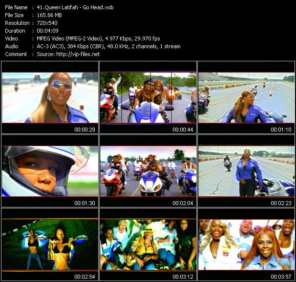 Queen Latifah video ”Go Head” from dvd ”ETV Network Vital Dance 9062 November 2002”