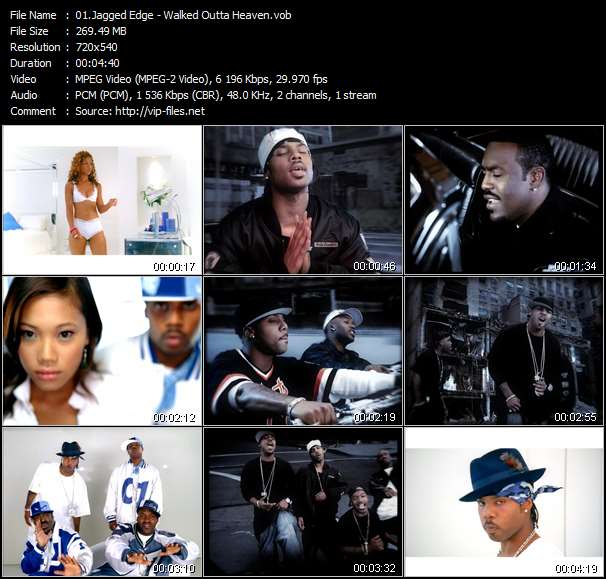 Jagged Edge video ”Walked Outta Heaven” from dvd ”Jagged Edge. The Ultimate Video Collection.”