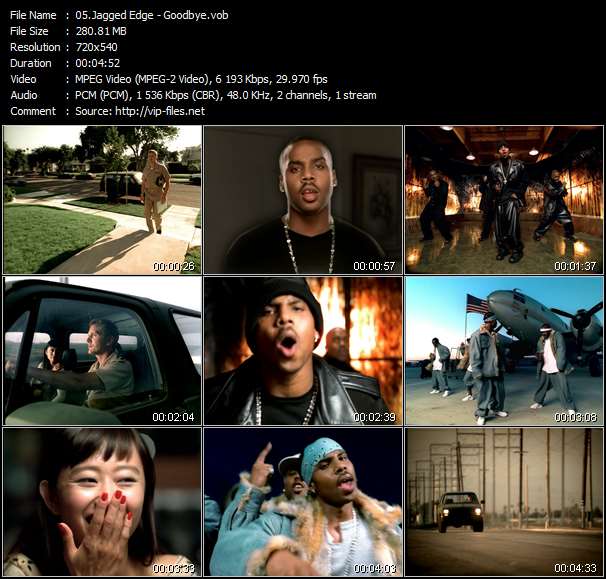 Jagged Edge video ”Goodbye” from dvd ”Jagged Edge. The Ultimate Video Collection.”