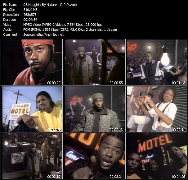 Naughty By Nature video ”O.P.P.” from dvd ”MTV 20 Years Of Pop Vol.1 (1990 - 2001)”