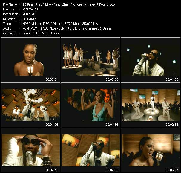 Pras (Pras Michel) Feat. Sharli McQueen video ”Haven't Found” from dvd ”MixMash Italiano September 2005”