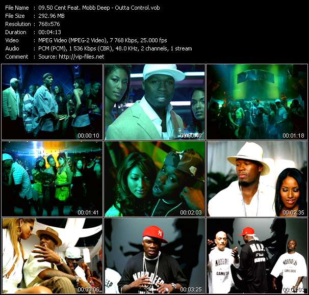 50 Cent Feat. Mobb Deep video ”Outta Control” from dvd ”MixMash Italiano October 2005”