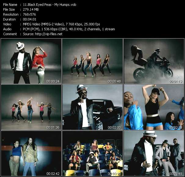 Black Eyed Peas video ”My Humps” from dvd ”MixMash Italiano November 2005”