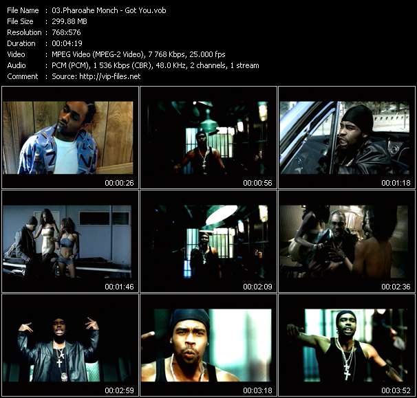 Pharoahe Monch video ”Got You” from dvd ”MixMash Urban February 2006”