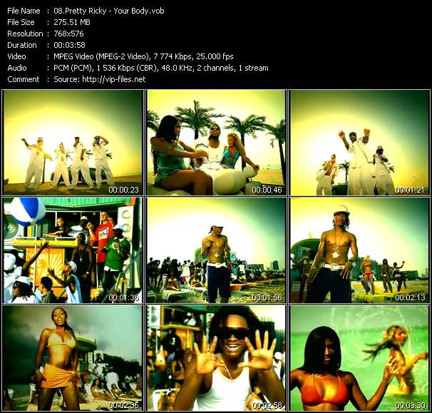 Pretty Ricky video ”Your Body” from dvd ”MixMash Urban March 2006”