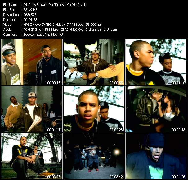 Chris Brown video ”Yo (Excuse Me Miss) - Gimme That” from dvd ”MixMash Urban April 2006”