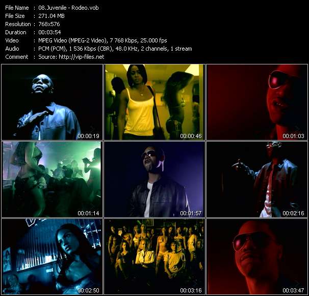 Juvenile video ”Rodeo” from dvd ”MixMash Urban June 2006”