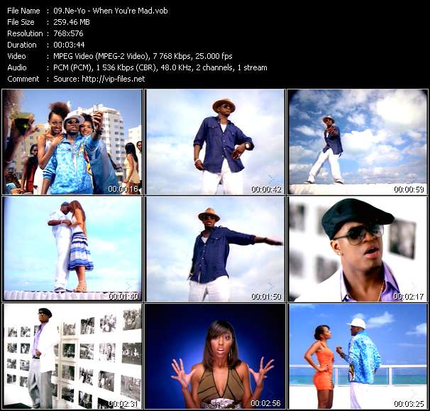 Ne-Yo video ”When You're Mad” from dvd ”MixMash Urban June 2006”