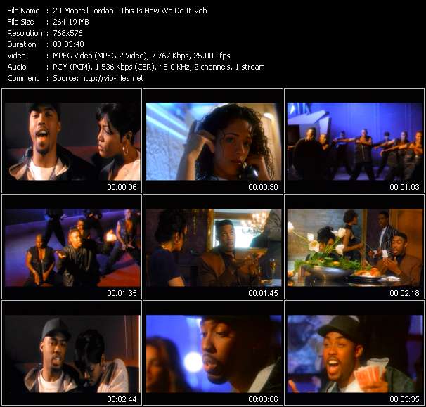 Montell Jordan video ”This Is How We Do It” from dvd ”MixMash Urban July 2006”