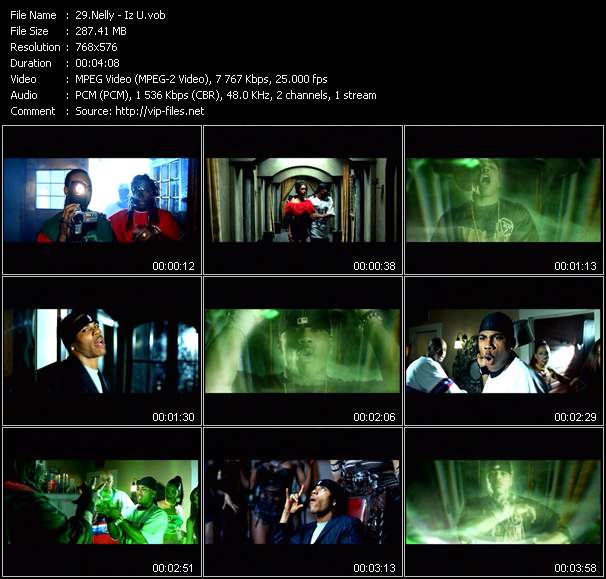 Nelly video ”Iz U” from dvd ”MixMash Urban July 2006”