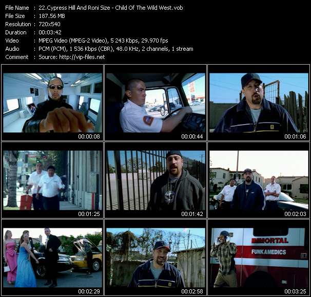 Cypress Hill And Roni Size video ”Child Of The Wild West” from dvd ”Hot Video May 2002”