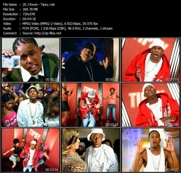 J-Kwon video ”Tipsy” from dvd ”Hot Video April 2004”