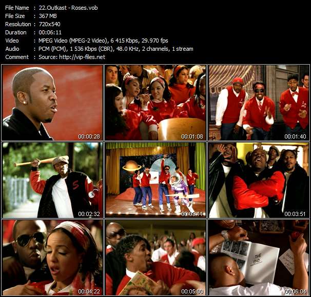 Download Urban Style Music Video: Outkast - Roses 