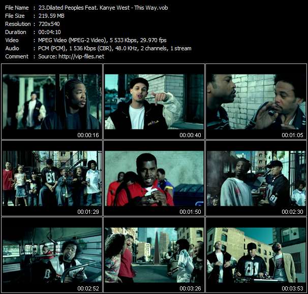 Download Urban Style Music Video: Dilated Peoples Feat. Kanye West - This Way 