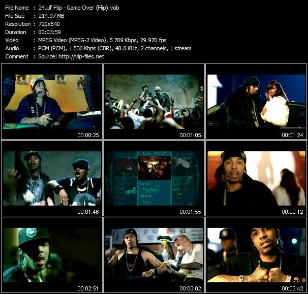 Download Urban Style Music Video: Lil' Flip - Game Over (Flip) 