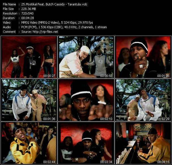 Mystikal Feat. Butch Cassidy video ”Tarantula” from dvd ”Hot Video June 2002”