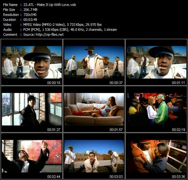 ATL video ”Make It Up With Love” from dvd ”Hot Video June 2004”