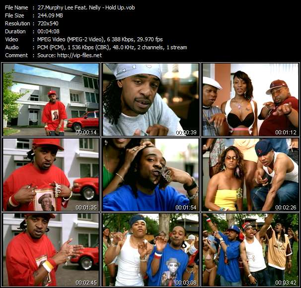 Murphy Lee Feat. Nelly video ”Hold Up” from dvd ”Hot Video July 2004”
