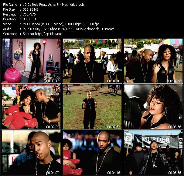 Ja Rule Feat. Ashanti video ”Mesmerize” from dvd ”UK Chart Video March 2003”