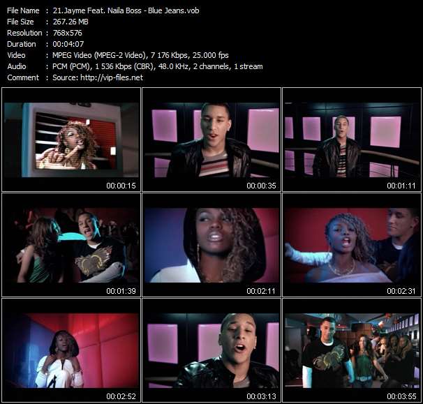 Jayme Feat. Naila Boss video ”Blue Jeans” from dvd ”UK Chart Video May 2005”