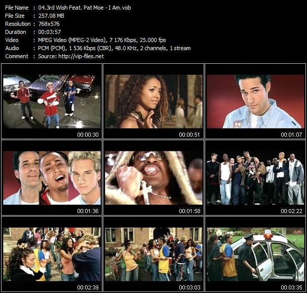 3rd Wish Feat. Pat Moe video ”I Am” from dvd ”UK Chart Video July 2005”