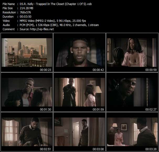 R. Kelly video ”Trapped In The Closet (Chapter 1 Of 5)” from dvd ”UK Chart Video August 2005”