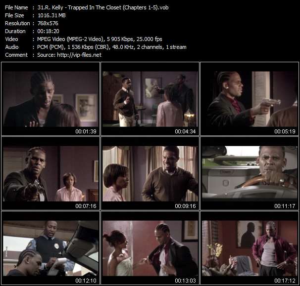 R. Kelly video ”Trapped In The Closet (Chapters 1-5)” from dvd ”UK Chart Video August 2005”