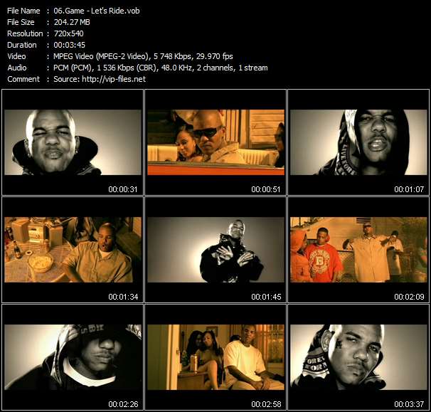 Game video ”Let's Ride” from dvd ”Urban Video January 2007”