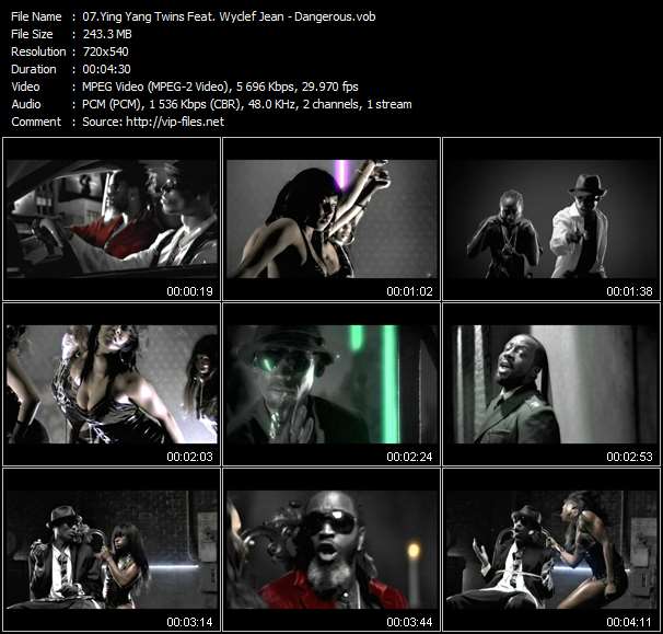 Ying Yang Twins Feat. Wyclef Jean video ”Dangerous” from dvd ”Urban Video January 2007”