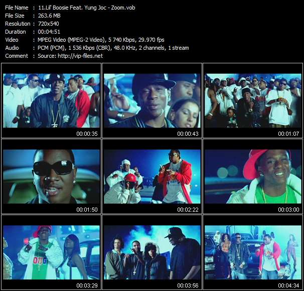 Lil' Boosie Feat. Yung Joc video ”Zoom” from dvd ”Urban Video January 2007”