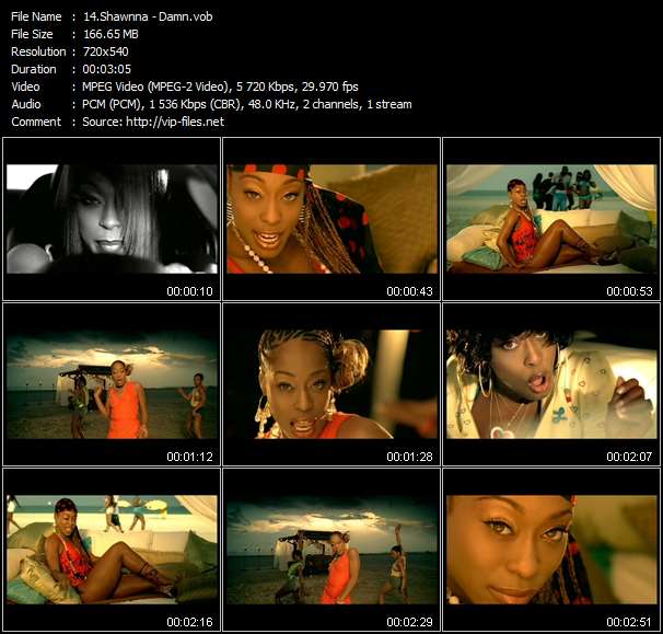 Shawnna video ”Damn” from dvd ”Urban Video January 2007”