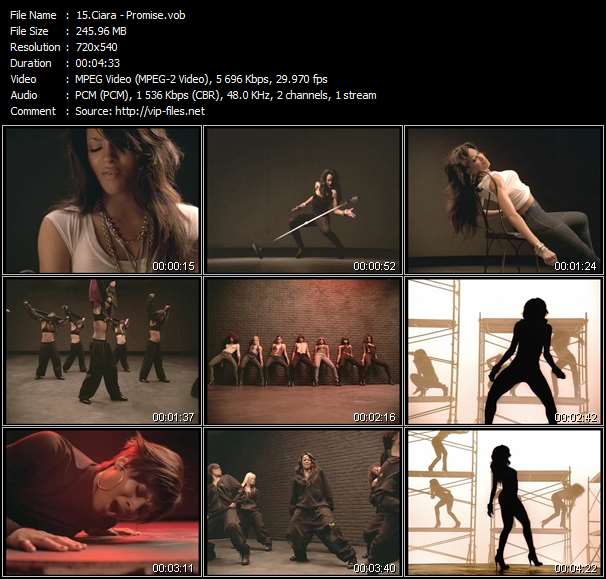 Ciara video ”Promise” from dvd ”Urban Video January 2007”