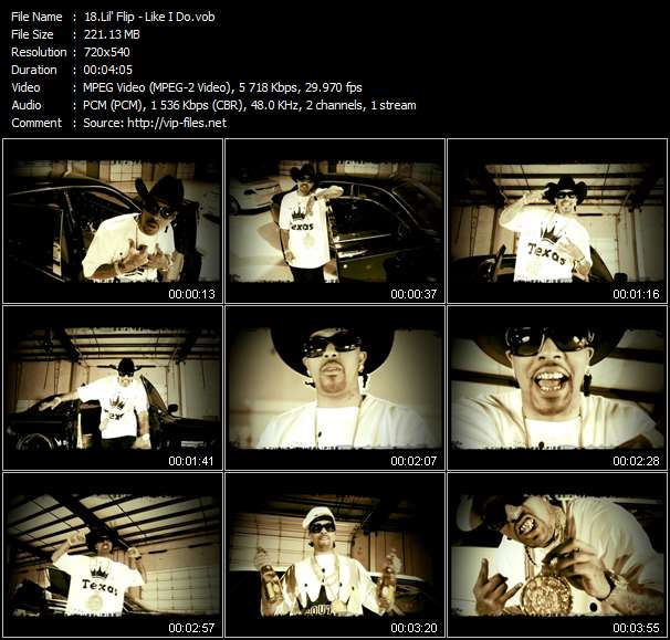 Lil' Flip video ”Like I Do” from dvd ”Urban Video January 2007”