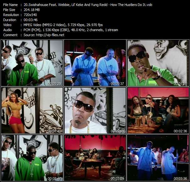 Swishahouse Feat. Webbie, Lil' Keke And Yung Redd video ”How The Hustlers Do It” from dvd ”Urban Video January 2007”