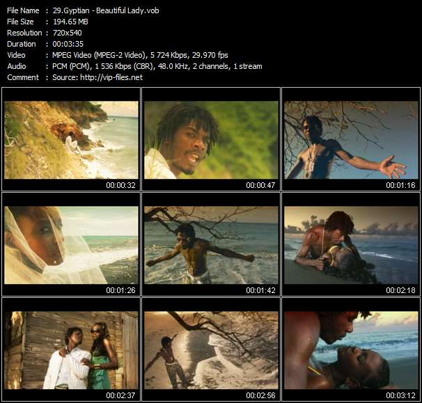 Gyptian video ”Beautiful Lady” from dvd ”Urban Video January 2007”