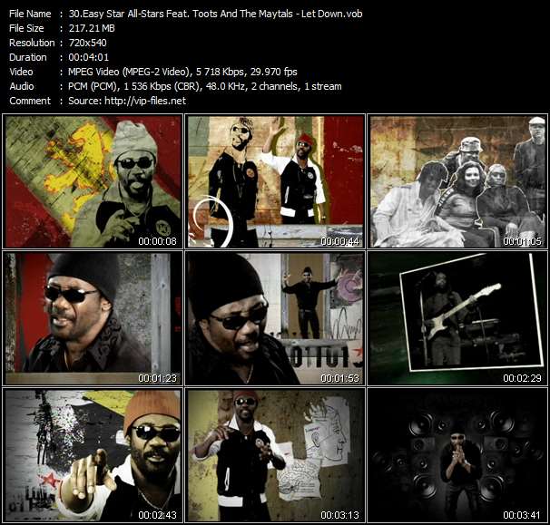 Easy Star All-Stars Feat. Toots And The Maytals video ”Let Down” from dvd ”Urban Video January 2007”
