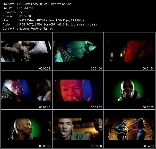 Game Feat. 50 Cent video ”How We Do” from dvd ”Urban Video February 2005”